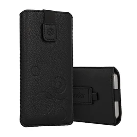 WONDER Deko Pouch Case (Size M) for Iphone 5/Nokia 215 4G/225/5310 2020 black