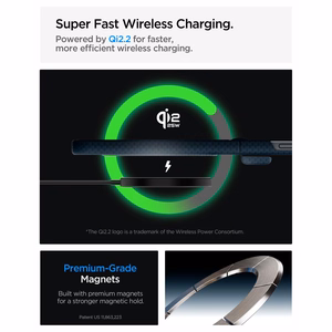 Spigen AirSkin Aramid MagFit MagSafe dėklas, skirtas Samsung Galaxy Z Flip 8 – tamsiai mėlynas