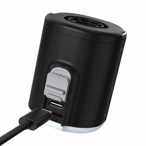 Flextail Tiny Pump 2X nešiojamas siurblys „3 viename“ (juodas)