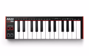 AKAI Professional LPK25 MK2 – kompaktiška USB/MIDI valdymo klaviatūra