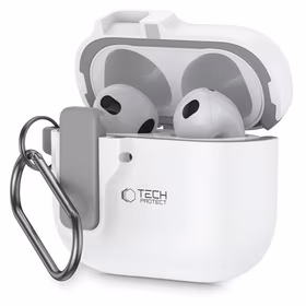 Tech-Protect plonas kablio dėklas AirPods 4 - baltas