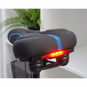 Велосипедное седло со встроенным LED-светом FSBSD-232-1 черное