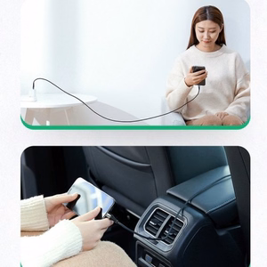 USB laidas Joryoom S-1224K2 juodas Type-C / Lightning 120cm (iki 20W)