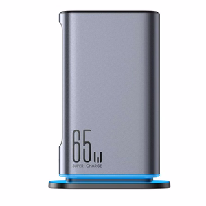 "Joyroom" JR-TCM02 GaN 65W įkroviklis įkrovimo stotelė 4xUSB-C 2xUSB-A JK kištukas - pilka