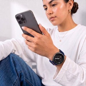 Tech-Protect Nylon Clasp dirželis, skirtas „Samsung Galaxy Watch 40/44/46 mm“ – tamsiai mėlynas
