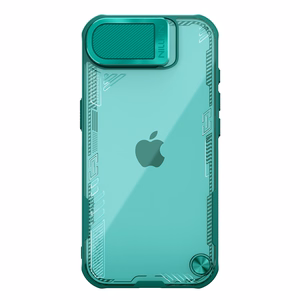 Nillkin Iceblade Prop dėklas telefonui su objektyvo dangteliu ir stovu iPhone 16e - žalias