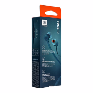 Wire earphones Jack 3,5 mm JBL T110 blue