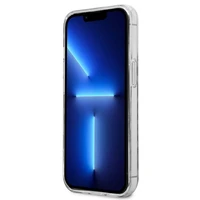 Guess GUHCP13LHSLEOK iPhone 13 Pro / 13 6.1" pilkas/pilkas kietas dėklas Leopardas