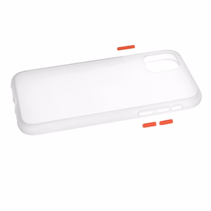 Vennus Color Button Bumper dėklas telefonui Iphone 6/6S skaidrus