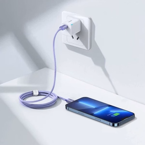 USB laidas Baseus CAJY000205 violetinis Type-C / Lightning 200cm (iki 20W)