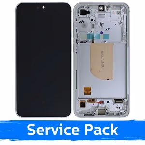 LCD ekranas suderinamas su Samsung S711 S23 FE su rėmeliu / Cream (Mint/Graphite/Purple/Indigo/Tangerine) / (Service Pack)