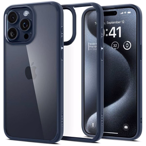 Spigen Ultra Hybrid dėklas iPhone 16 Pro Max telefonui – mėlynas