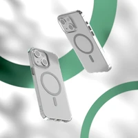 Etteri Spalvotas Magnetinis dėklas telefonui iPhone 15 6,1" pilkas