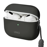 Uniq dėklas Lino AirPods Pro 2 kartai silikoninis pilkas / pelenų pilkas