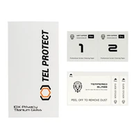 Tempered glass Tel Protect 10X Privacy Titanium for Iphone 17 Pro (envelope)