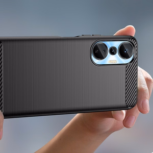 Karbono dėklas telefonui Infinix Hot 20S (m) - juodas