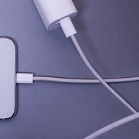 "Maxlife MXUC-06" USB-C - USB-C kabelis 1,0 m 20W pilkas nailonas