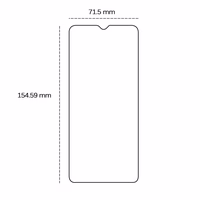 Grūdintas stiklas 2,5D Samsung Galaxy M15 5G
