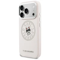 Karl Lagerfeld Point & Choupette Sketch MagSafe Case for iPhone 17 Pro Max - Pink