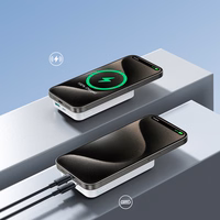 Išorinė baterija Power Bank Joyroom JR-W020 20W Magnetic Wireless 10000mAh balta