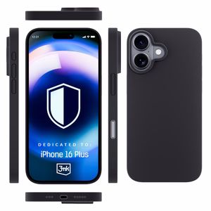 3mk Hardy Silicone MagCase dėklas telefonui iPhone 16 Plus - pilkas