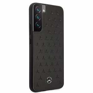 Mercedes odinis Stars Pattern dėklas Samsung Galaxy S22+ - juodas