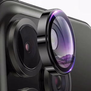 Tel Protect 3D Lens šviesiai mėlyni grūdinti apsauginiai stiklai Apple iPhone 18 Pro / 18 Pro Max kameros lęšiams (3 vnt.)