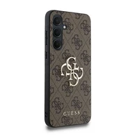 Guess 4G Big Metal Logo dėklas telefonui Samsung Galaxy A35 - rudas