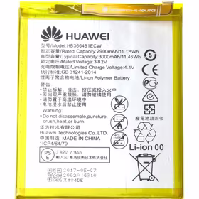 Akumuliatorius ORG Huawei P9/P9 Lite/P10 Lite/P20 Lite/P8 Lite 2017/P smart/Honor 8/Honor 5c/Honor 7 Lite/Y6 2018/Y7 2018/Y7 2019 3000mAh (HB366481ECW)