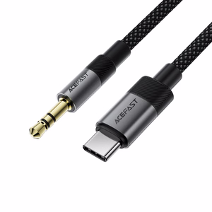 Acefast J11 USB-C į 3.5mm mini jack laidas 1m - juodas