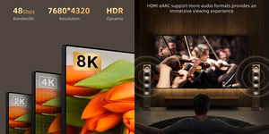 Optinis kabelis HDMI - HDMI, AOC, 8K, 60Hz, 30m, 48Gbps, 2.1 ver