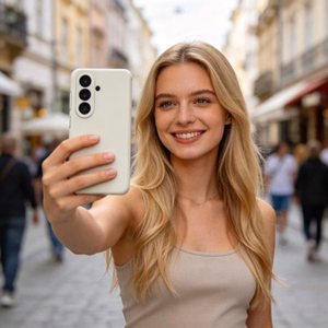 Tech-Protect Silikoninis MagSafe Dėklas for Samsung Galaxy S26 - smėlinis