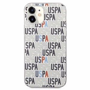 US Polo USHCP12SPCUSPA6 Logo Mania Collection dėklas, skirtas iPhone 12 mini 5.4", baltas