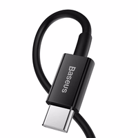 Baseus kabelis Superior PD USB-C - Lightning 1,0 m juodas 20W