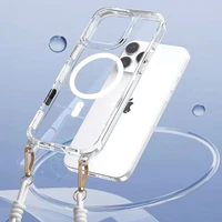 Apsauginis stiklas Tel Protect Strap Clear Case Iphone 17 Pro Max - balta