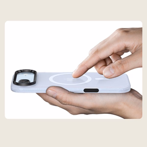 Benks Magnetic Lucid Armor dėklas (C068) iPhone 17 Air mėlynas (Camera Control mygtukas)