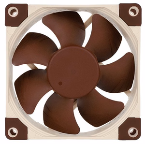 Noctua NF-A8 ULN kompiuterio aušinimo sistema kompiuterio korpuso ventiliatorius 8 cm smėlio, rudas