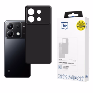 3mk Matt Case for Poco X6 5G - black