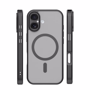 Mag Matt dėklas iPhone 16 6,1" juodas