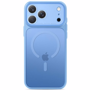 Tech-Protect MagPrime MagSafe CC dėklas, skirtas iPhone 18 Pro Max / 17 Pro Max, matinis šviesiai mėlynas