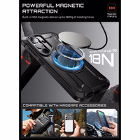 "Supcase Unicorn Beetle Pro Mag MagSafe" 2 komplektų dėklas, skirtas "Samsung Galaxy S26+ Plus" - juodas