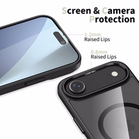 Tech-Protect MagFlex Magnetinis dėklas telefonui iPhone 17 Air - Skaidrus juodas
