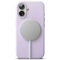 Ringke Silikoninis Magnetinis dėklas telefonui iPhone 17 - Violetinis