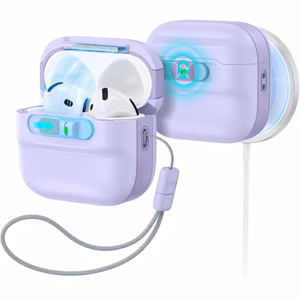 чехол ESR Pulse HaloLock MagSafe  Apple AirPods 4 / 5, фиолетовый