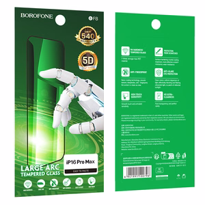 "Borofone" grūdintas stiklas BF8 Diamond Armor Full Screen 5D Large Arc, skirtas "Iphone 16 Pro Max" - 10 vnt.