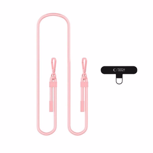 TECH-PROTECT C5SE ROPE CROSSBODY dirželis šviesiai rožinė