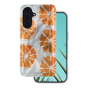 Ultra Trendy Summer dėklas Samsung Galaxy A36 5G / A56 5G oranžinis
