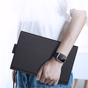 DUX DUCIS dėklas DK sulankstomas su belaidže klaviatūra su apšvietimu SAMSUNG Tab S10 Ultra/S9 Ultra/S8 Ultra juodas