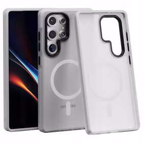 Spacecase Hybrid Fusion Mag dėklas Galaxy S25 Ultra baltas