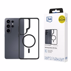 3mk Satin Armor MagCase for Samsung Galaxy S26 Ultra - skaidrus juodas